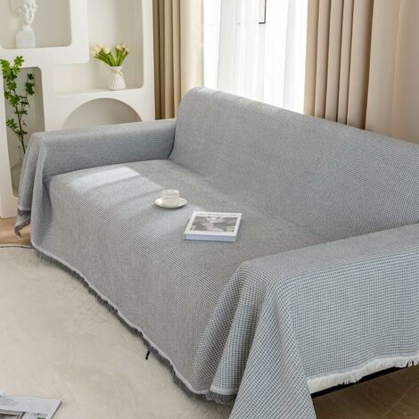 Waffle Throws for Sofas Large or Seater Woven Sofa Throw