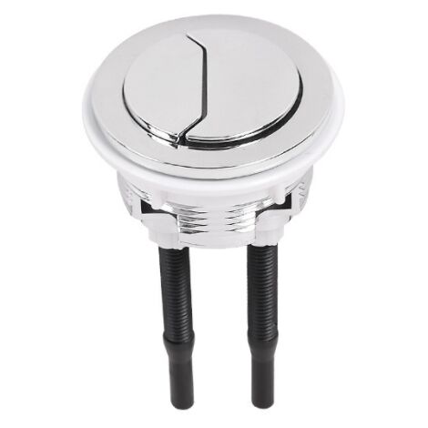 48mm electroplating single flush toilet button high pressure flush toilet accessories (1/2)