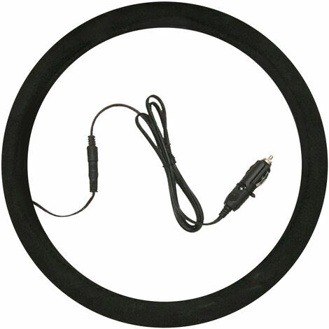 Auto Heated Steering Wheel Cover Universal Size Quickly Heating Driving Hands Warmth Steering Wheel Protection Cover (1/5)