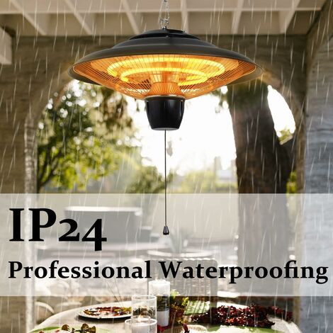Outdoor Heaters for Garden Electric Patio Heaters Halogen Heater Ceiling Mounted for Indoor or Outdoor Use