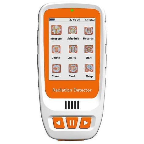 Geiger counter nuclear radiation detector with LCD display sound and light alarm portable high-preci