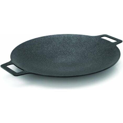 Korean Frying Pan Korean BBQ Plate Grill Non-stick Round Frying Pan Household Outdoor Stove Non-stick Coated Frying Pan-30m (1/5)