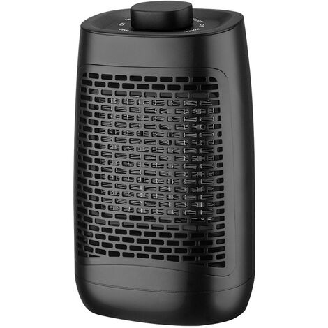 Smart 1500W Ceramic Fan Heater, Electric Fan Heater, Adjustable Thermostat & Timer & LED Indicator, Fast Heating (1500W - Single Button)