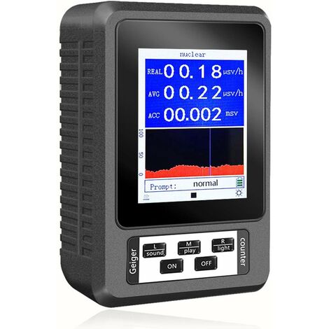 BR-9B XR-1 Nuclear Radiation Detector Color Display Gamma Marble Dosimeter Screen Tester Geiger Counter W4D6 Personal X-Ray Beta