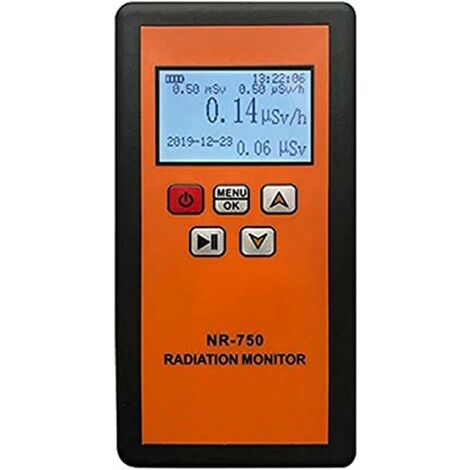Geiger Counter,Nuclear Radiation Detector,Radioactive Detecto Alarm Device Dosimeter Monitor Portable Digital Meter High Sensitivity for Industrial Environment,Medical Environment,NR-750
