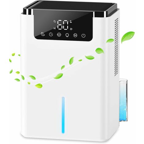 Dehumidifiers for Home, 2.5 L Dehumidifier,Dehumidifiers for Drying Clothes with Auto Defrost Function,2 Working Modes,Ultra Quiet Dehumidifier for Bedroom,Bathroom,60W (1/5)