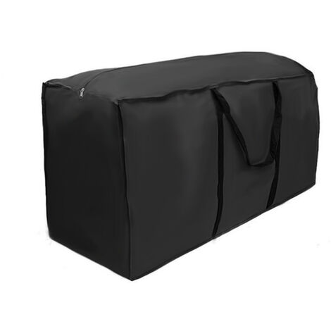 Garden Furniture Cushion Storage Bag  Heavy Duty Rip Proof 210D Oxford Fabric Christmas Tree Storage Bag with Handle for Christmas Tree, Blankets, Cushions, Tents, Patio,116x47x51cm