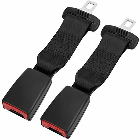2pcs Car buckle extender, seat belt extender (23cm extension belt)