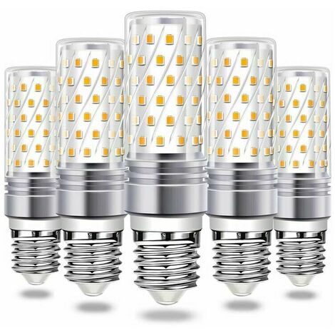 Triomphe LED Corn Bulb E27 16W, 3000K Warm Light 1600LM Bright AC 230V Pendant Lamp E27 360° LED Beam, Pack of 5 (1/5)