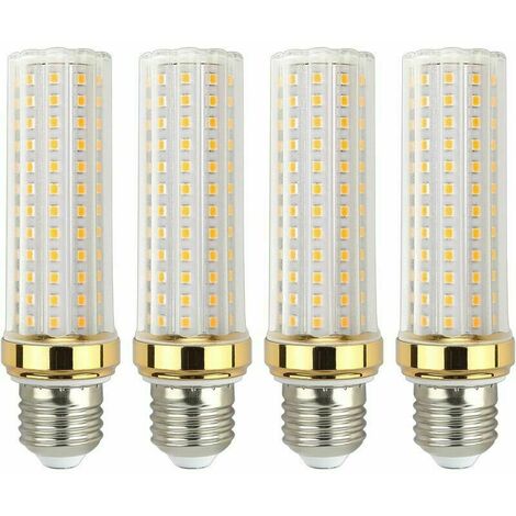 20W Warm White E27 LED Bulb, Equivalent to 150W E27 Halogen Lamp, Warm White E27 LED Bulb for Garage/Studio, 4 Pack, (1/5)
