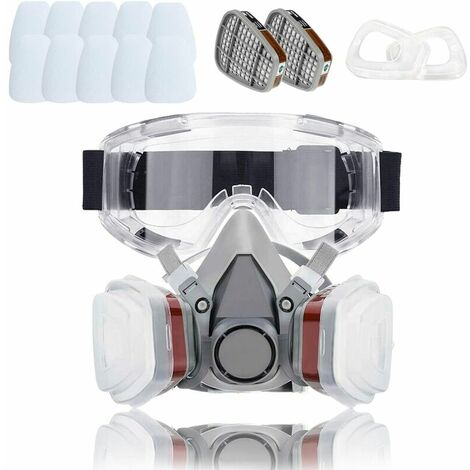 Dust Painting Mask Respirator with Filter for DIY Chemical Sanding Work Paint Spraying (1/5)