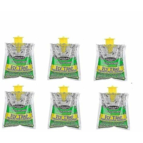 Plextone Environmentally Friendly Disposable Hanging Fly Trap 6 Bag (1/5)