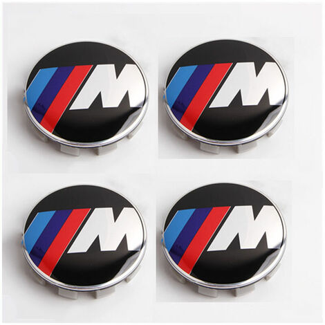 Set of 4, auto accessories, for BMW 68mm wheel cover markers, 3 series/5 series/X1/X5/X6 series, 10 claws (M markers)