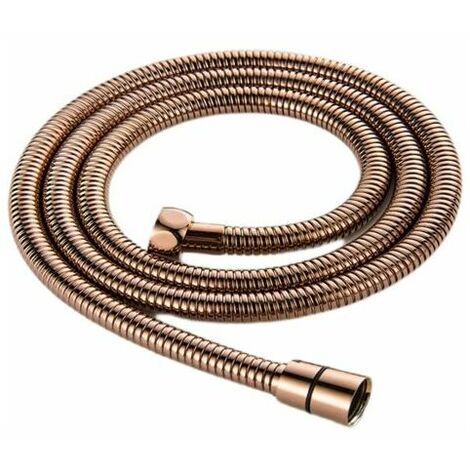 Shower Hose Shower Hose Shower Hose Attachment Stainless Steel Electroplating Handheld Shower Head Hose-Rose Gold