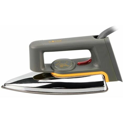 Old-fashioned dry iron Iron 2200 W, Three-stage temperature adjustment, Fast heating, Stainless steel bottom plate