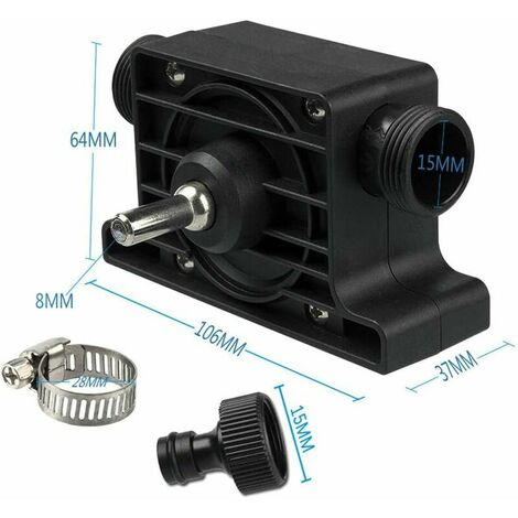 Mini Portable Electric Drill Water and Oil Pump with 8MM Rod Suitable for All Electric Drills For Home Garden Mini Pool Fountain