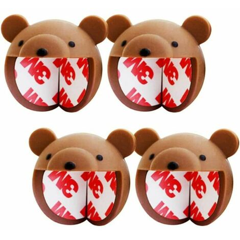 Cute animal protection corner protection 4 table corners anti-collision protection corner protection cartoon table furniture and self-adhesive furniture protection corner (1/5)