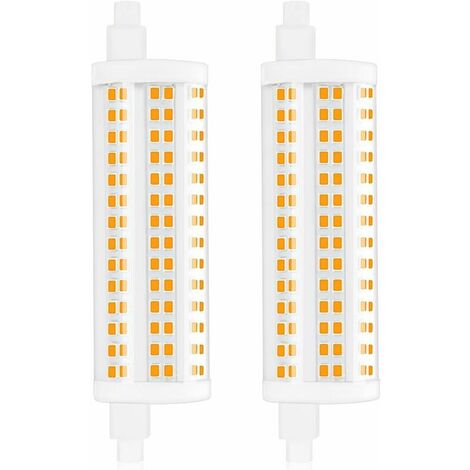 20W Dimmable LED R7S 118mm Double Effect Linear J118 Light Bulb with 2200lm, Equivalent to 150W 200W R7S Halogen Lamp, 360 Degrees (Boxes of 2, Warm White 2700K) (1/5)
