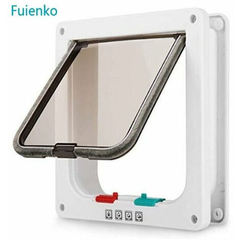 Intelligent cat door cat door white color 20cm x 19 cm x 5.3cm