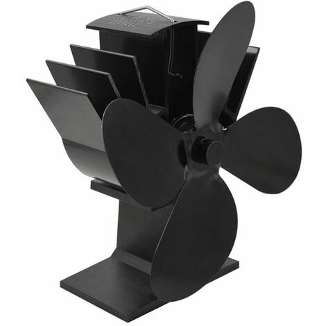 4 Blades Thermodynamic Stove Fans for Fireplace and Stove Accessory, Ecological and Efficient Fan (1/5)