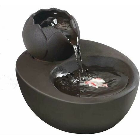 Intelligent Cat Ceramic Water Fountain for Pets and Cats Quiet Electric Water Dispenser Pet Supplies (Nior)