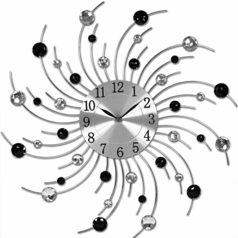 White modern design quartz wall clock (1/3)