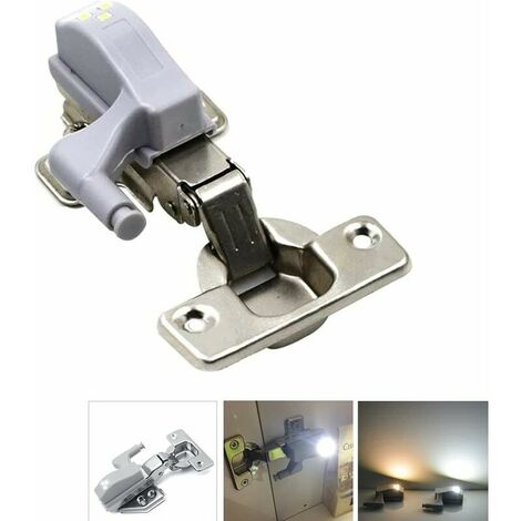 LED cabinet light, wardrobe closet night lights, hinge LED sensor lights, universal hinge lamp, 8pcs (1/5)