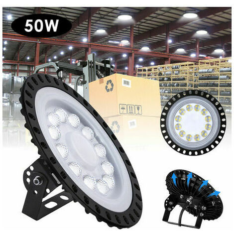 LOST 50W to 500W UFO 6000K LED Round Industrial Flood Light - 50W (1/5)