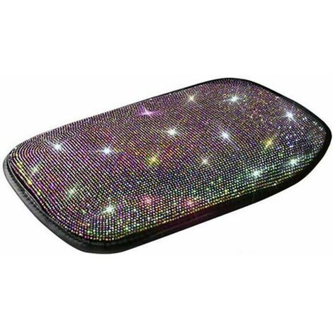 Bling Rhinestone Car Accessories For Women Bling Car Cover Decorations Crystal Car Interior Accessories Diamond Steering Wheel Cover Pads (1/5)