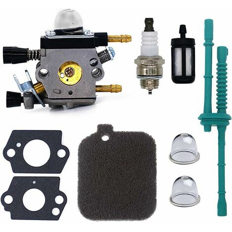C1Q-S68G Carburetor for Zama C1Q-S68 for Stihl BG45 BG46 BG55 BG65 BG85 BR45C SH55 SH85, blower with air filter, gaskets, spark plug (1/5)