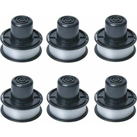 A6226 Line Spool Compatible with Black and Decker Auftipp Automatic Grass Trimmer GL250 / GL310 / GL360 / GL360SB with 6m line, 6-pack (1/5)