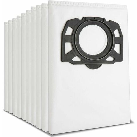 Pack of 10 filter bags vacuum cleaner bags for Karcher 2.863-006.0 KFI 487 vacuum cleaner bags for Karcher WD4 WD5 WD6 WD5P WD6P MV4 MV5 MV6 multifunction vacuum cleaner (1/5)