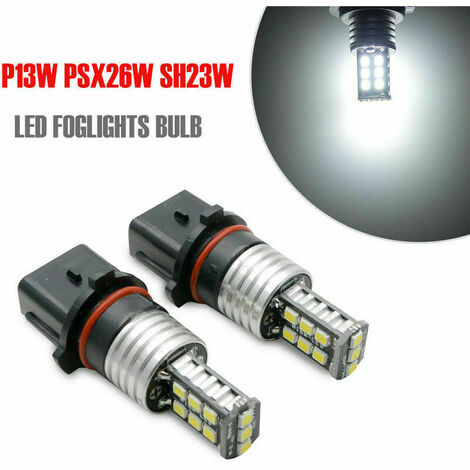 2x P13W LED Audi A4 B8 Daytime Running Light White Headlight Bulbs 6000K (1/5)