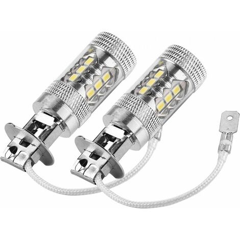 High Power Car Fog Lights For 12v H3 80w 3535 Cree Led Car Lighting H3 Led Headlight Bulb Led Fog Lamps Car Fog Lights Driving 2pcs (1/5)