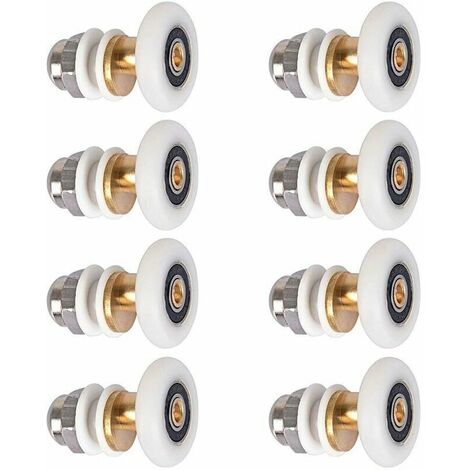 Shower Door - Shower Door Roller Wheel Shower Door Roller Replacement Wheel 8pcs 25mm (1/5)