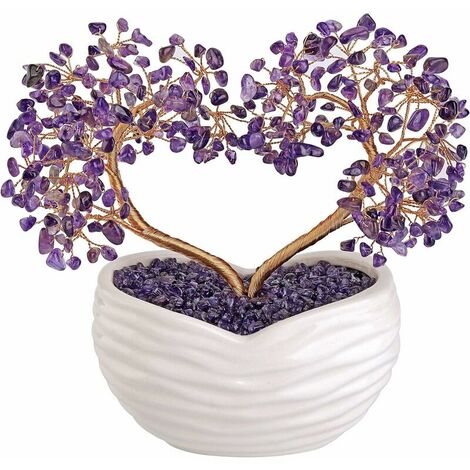 Tree of Life Heart Decoration Natural Stone DIY Healing Reiki Healing Pebbles Small Precious Energy Stone Feng Shui Home Office Decoration (1/5)