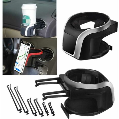 Car Bottle Holder, Adjustable Bottle Holder Stand, Detachable And Universal For Sodas, Water, Coffee Beverage And Phone (Arent 2) (1/5)