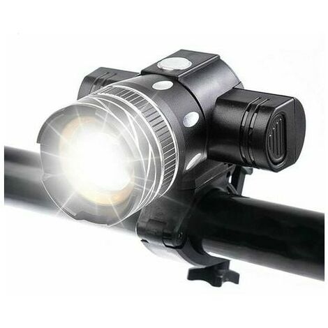 5000 Lumens Bike Light Rechargeable Front Light, Waterproof LED High Brightness Bike Light 6 Hours Mountain Road Cycling Safety Commuter Flashlight with 3 Modes (1/5)