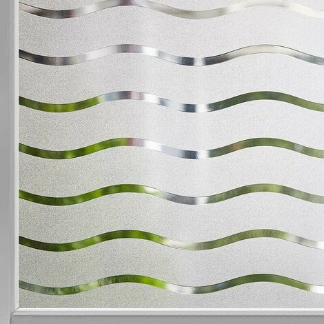 45cmx400cm Blackout Window Film 3D Window Stretch Film Light Block for Decoration and Protection Non Adhesive Anti-UV for Kitchen Home Office Doors Meeting Room (1/5)