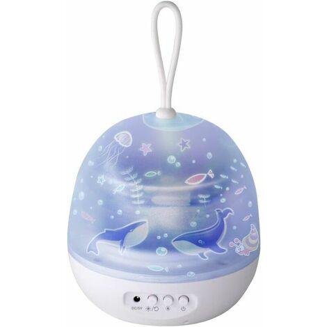 Night Light Projection Lamp Universe Star Projector Night Light 360 Degree Rotation Colorful Sea World Light Gifts for for Kids (1/5)