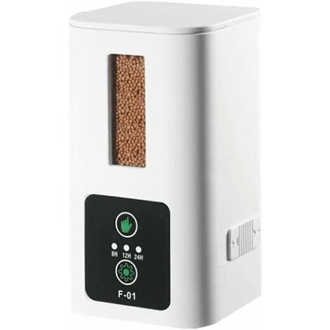 Automatic fish feeder for aquarium, 400ML large capacity automatic fish tank feeder small smart feeder intelligent timing fish feeder ada