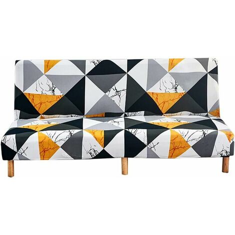 Click Clack Sofa Cover Extendable Armless Sofa Bed Slipcover Armless Click Clack Slipcover 2 Seater 3 Seater Foldable Futon Cover