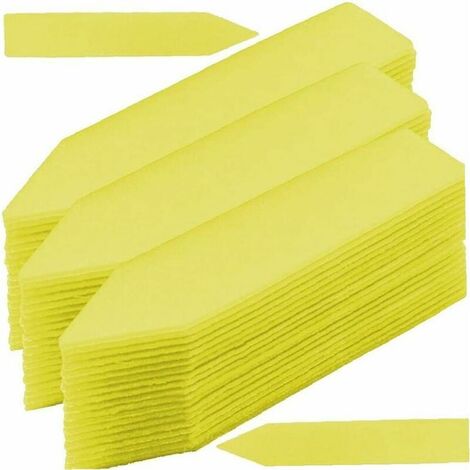 Plant Sign Stakes Stick 300 Pcs Garden Labels Markers Plant Names Labels For Pot Seeds Herbs Flowers Vegetables Yellow (1/5)