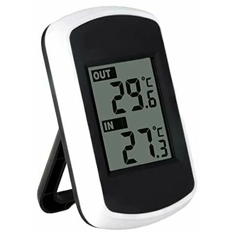 Hygrometer Thermometer, LCD Digital Wireless Thermometer, Indoor Outdoor Temperature Measurement, Environmental Weather Tester (1/5)