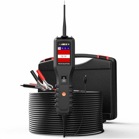PB100 Electrical Probe Circuit Tester Auto Diagnostic Tool Car Digital Voltmeter Diode Voltage AC/DC Metrix Multimeter Power Ohmmeter Current Resistance Detector (1/5)