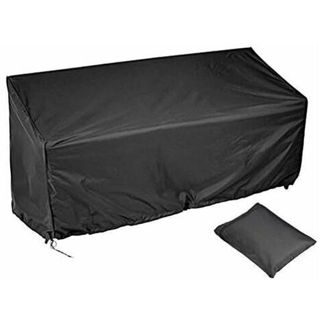 Bench Cover Garden Shelter 3 Seater Waterproof Oxford Garden Bench Cover Waterproof Patio Furniture Cover High Quality Oxford Polyester Cover 163x66x63/89