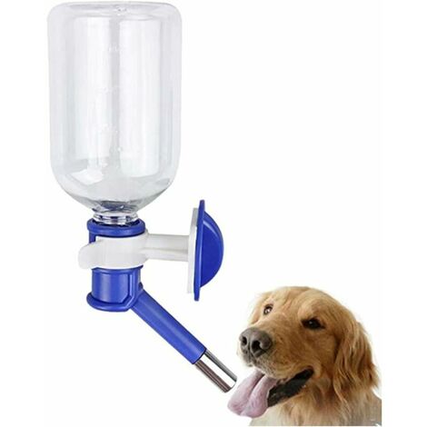Automatic Pet Water Dispenser 350ml/500ml Hanging Dog Water Bottle Cat Drinker Portable Water Feeder Water Bottle Cage Dog Drinking Fountain for Rabbit Hamster (1/5)