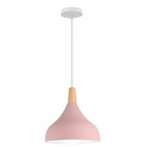 Modern Creative Pendant Lamp Indoor Lighting E27 Restaurant Kitchen Pendant Lamp (Pink) - Pink (1/4)