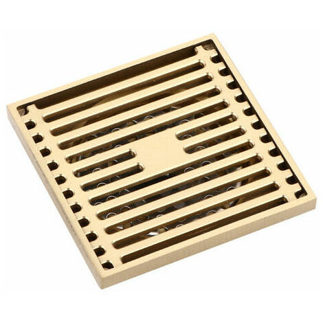 Square Bathroom Shower Drain Floor Siphon Siphon Waste Strainer Wire Floor Drains Antique Brass