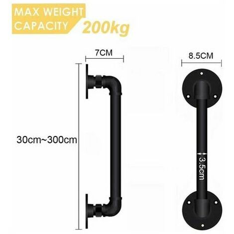 Stair Safety Handrail Indoor Outdoor Stair Handrail Bracket Kit ...